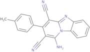 13-Amino-11-(4-methylphenyl)-1,8-diazatricyclo[7.4.0.0,2,7]trideca-2,4,6,8,10,12-hexaene-10,12-dicarbonitrile