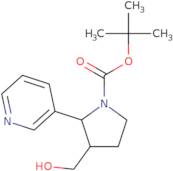 Cis-tert-butyl 3-(hydroxymethyl)-2-(pyridin-3-yl)pyrrolidine-1-carboxylate