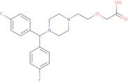 2-[2-[4-[Bis(4-fluorophenyl)methyl]piperazin-1-yl]ethoxy]acetic acid hydrochloride