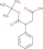 2-{[(tert-butoxy)carbonyl](phenyl)amino}acetic acid