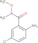 2-Amino-5-chloro-N-methoxy-N-methylbenzamide