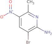 3-bromo-6-methyl-5-nitropyridin-2-amine