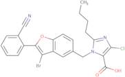 1-{[3-bromo-2-(2-cyanophenyl)-1-benzofuran-5-yl]methyl}-2-butyl-4-chloro-1H-imidazole-5-carboxylic…