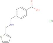 4-(((Thiophen-2-ylmethyl)amino)methyl)benzoic acid hydrochloride