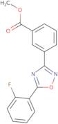 Methyl 3-(5-(2-fluorophenyl)-1,2,4-oxadiazol-3-yl)benzoate