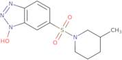 6-[(3-Methylpiperidin-1-yl)sulfonyl]-1H-1,2,3-benzotriazol-1-ol