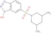 6-[(3,5-Dimethylpiperidin-1-yl)sulfonyl]-1H-1,2,3-benzotriazol-1-ol