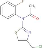 N-[4-(Chloromethyl)-1,3-thiazol-2-yl]-N-(2-fluorophenyl)acetamide