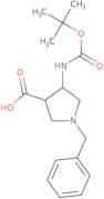 1-Benzyl-4-tert-butoxycarbonylamino-pyrrolidine-3-carboxylic acid