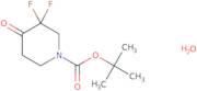 tert-Butyl 3,3-difluoro-4-oxopiperidine-1-carboxylate hydrate