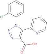 1-(2-Chlorophenyl)-5-(pyridin-2-yl)-1H-1,2,3-triazole-4-carboxylic acid