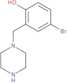 4-Bromo-2-[(piperazin-1-yl)methyl]phenol