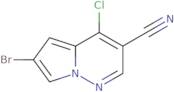 6-Bromo-4-chloropyrrolo[1,2-b]pyridazine-3-carbonitrile