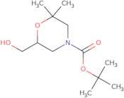 tert-Butyl (6S)-6-(hydroxymethyl)-2,2-dimethylmorpholine-4-carboxylate