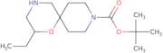 tert-Butyl 4-ethyl-5-oxa-2,9-diazaspiro[5.5]undecane-9-carboxylate