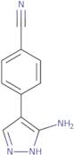 4-(3-Amino-1H-pyrazol-4-yl)benzonitrile