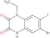 6-Bromo-1-ethyl-7-fluoro-4H-quinoxaline-2,3-dione