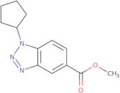 Methyl 1-cyclopentyl-1,2,3-benzotriazole-5-carboxylate