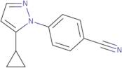 4-(5-Cyclopropylpyrazol-1-yl)benzonitrile