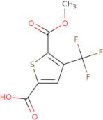 5-(Methoxycarbonyl)-4-(trifluoromethyl)thiophene-2-carboxylic acid