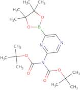 tert-Butyl N-[(tert-butoxy)carbonyl]-N-[6-(tetramethyl-1,3,2-dioxaborolan-2-yl)pyrazin-2-yl]carbam…