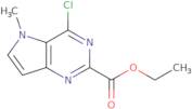 Ethyl 4-chloro-5-methyl-5H-pyrrolo[3,2-d]pyrimidine-3-carboxylate