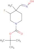 tert-Butyl 3-fluoro-4-((hydroxyimino)methyl)-4-ethylpiperidine-1-carboxylate