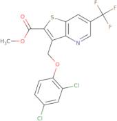 Methyl 3-(2,4-dichlorophenoxymethyl)-6-(trifluoromethyl)thieno[3,2-b]pyridine-2-carboxylate
