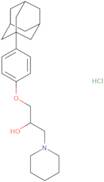 1-[4-(1-Adamantyl)phenoxy]-3-piperidin-1-ylpropan-2-ol hydrochloride