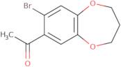 1-(8-bromo-3,4-dihydro-2H-1,5-benzodioxepin-7-yl)ethan-1-one