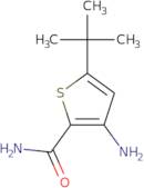 3-Amino-5-tert-butylthiophene-2-carboxamide