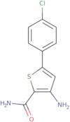 3-Amino-5-(4-chlorophenyl)thiophene-2-carboxamide