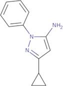 3-Cyclopropyl-1-phenyl-1H-pyrazol-5-amine