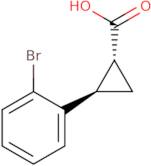 rel-(1R,2R)-2-(2-Bromophenyl)cyclopropane-1-carboxylic acid