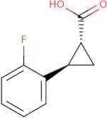 rel-(1R,2R)-2-(2-Fluorophenyl)cyclopropane-1-carboxylic acid