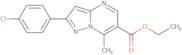 Ethyl 2-(4-chlorophenyl)-7-methylpyrazolo[1,5-a]pyrimidine-6-carboxylate