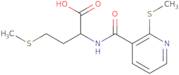 4-(Methylthio)-2-({[2-(methylthio)-3-pyridyl]carbonyl}amino)butanoic acid