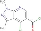 4-Chloro-1,3-dimethylpyrazolo[3,4-b]pyridine-5-carbonyl chloride