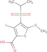 3-Iodo-4-(isopropylsulfonyl)-5-(methylthio)-thiophene-2-carboxylic acid