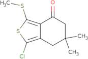 1-Chloro-6,6-dimethyl-3-(methylthio)-4,5,6,7-tetrahydrobenzo[C]thiophen-4-one
