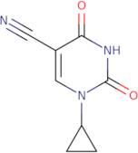 1-Cyclopropyl-2,4-dioxo-1,2,3,4-tetrahydropyrimidine-5-carbonitrile