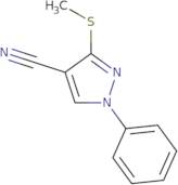 3-(Methylthio)-1-phenyl-1H-pyrazole-4-carbonitrile