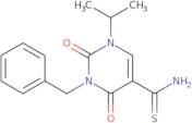 3-Benzyl-1-isopropyl-2,4-dioxo-1,2,3,4-tetrahydropyrimidine-5-carbothioamide