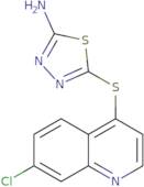 5-[(7-Chloroquinolin-4-yl)thio]-1,3,4-thiadiazol-2-amine