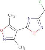 3-(Chloromethyl)-5-(3,5-dimethylisoxazol-4-yl)-1,2,4-oxadiazole