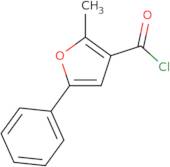 2-Methyl-5-phenylfuran-3-carbonyl chloride