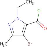 4-Bromo-1-ethyl-3-methyl-1H-pyrazole-5-carbonyl chloride