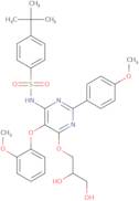 (R)-4-(tert-Butyl)-N-(6-(2,3-dihydroxypropoxy)-5-(2-methoxyphenoxy)-2-(4-methoxyphenyl)pyrimidin-4-yl)benzenesulfonamide