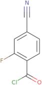 4-Cyano-2-fluorobenzoyl chloride