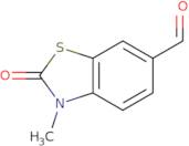 3-Methyl-2-oxo-2,3-dihydro-1,3-benzothiazole-6-carbaldehyde